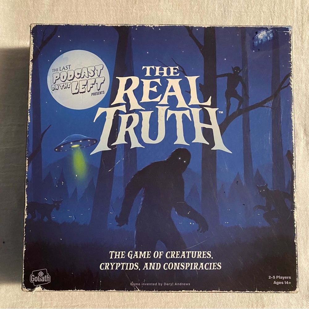 Goliath Games The Real Truth The Game of Creatures, Cryptids, & Conspiracies